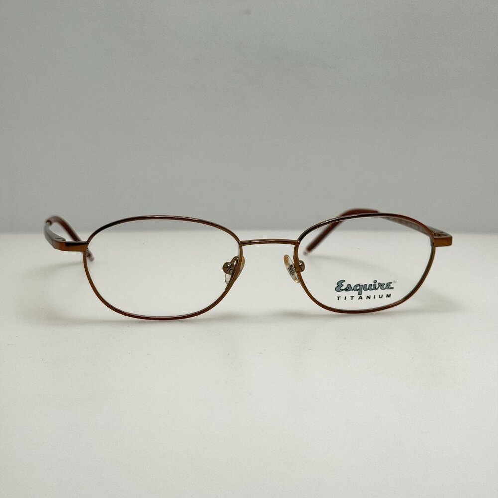 Esquire ET12 Brown Titanium Eyeglasses Eye Glasses Frames 49-18-135